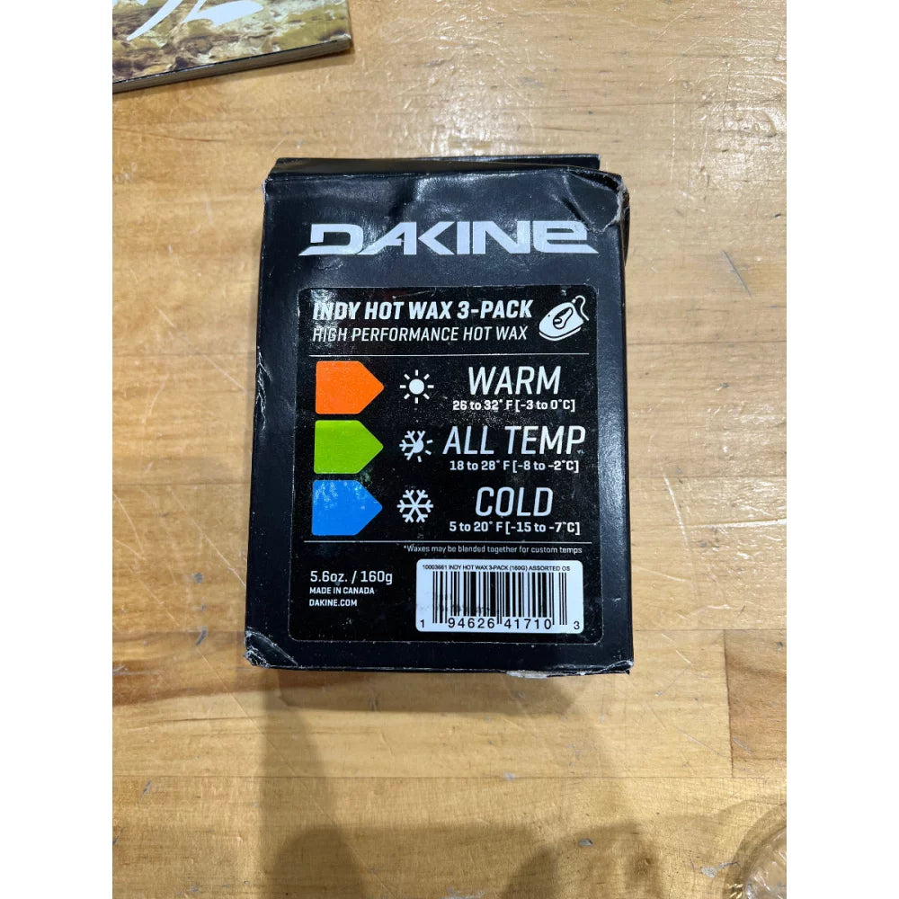 Dakine Indy Hot Wax 3 Pack BLEM Snowboard Part & Accessorys – Image 1