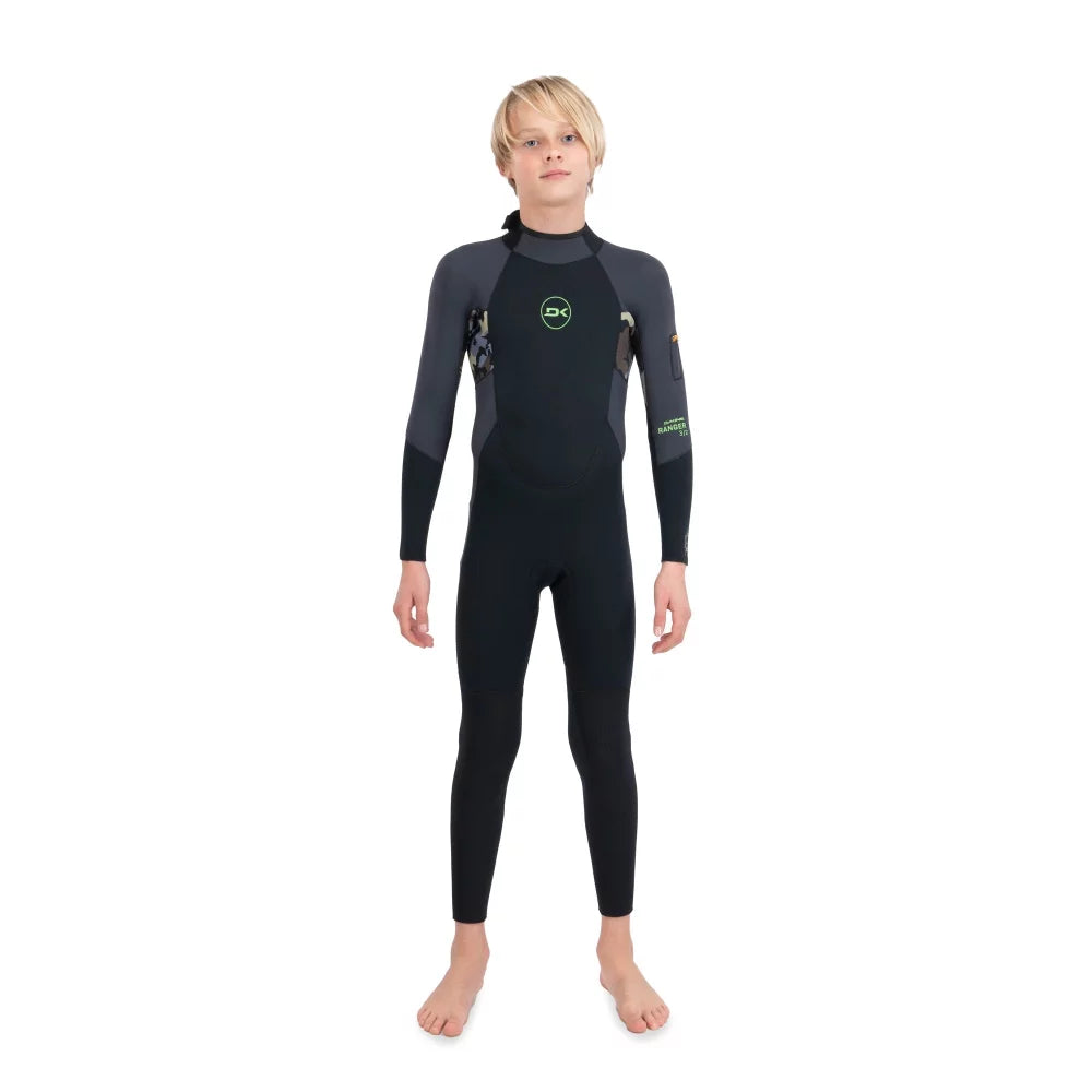 Dakine Kids Ranger Surf Hybrid Back Zip 3/2mm Fullsuit – Image 1