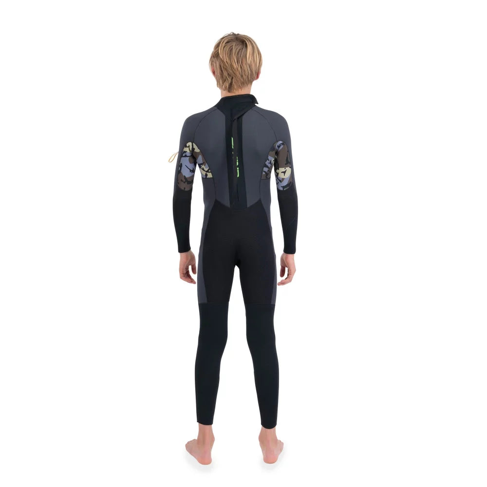 Dakine Kids Ranger Surf Hybrid Back Zip 3/2mm Fullsuit – Image 2