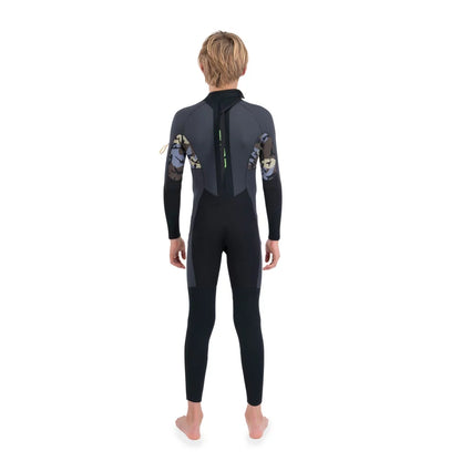 Dakine Kids Ranger Surf Hybrid Back Zip 3/2mm Fullsuit – Image 2