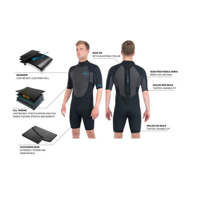 DAKINE M QUANTUM CZ FL LS SHORTY 2/2MM Springsuit – Image 2