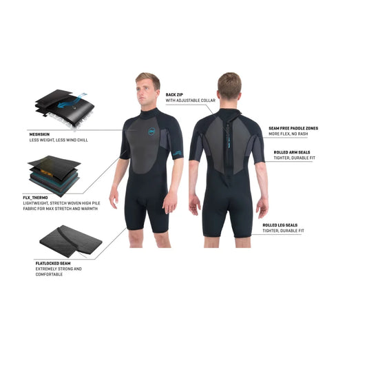 DAKINE M QUANTUM CZ FL LS SHORTY 2/2MM Springsuit – Image 2