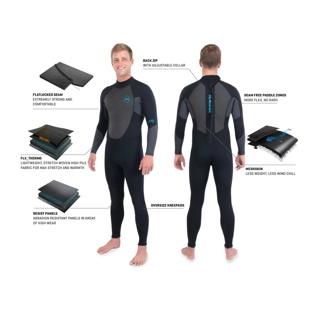 Dakine Mens Quantum Back Zip 3/2mm F/L Fullsuit – Image 2