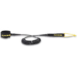 Dakine SUP Coiled Calf Leash 10 x 3/16 Black Surf Leash – Image 1