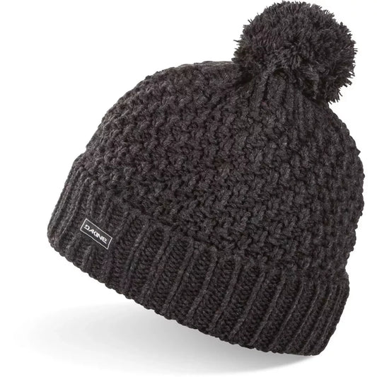 Dakine Tiffany Pom Beanie Black Snow Headwear – Image 1