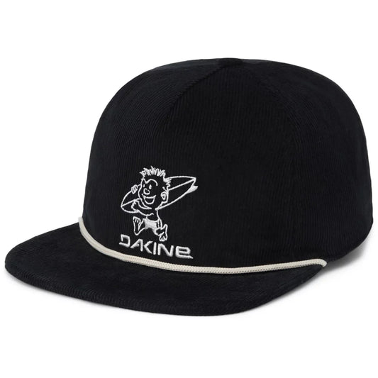 Dakine Tour Unstructured Cap Adjustable Strap Flat Brim Hat Surf On Black New Mens Hats – Image 1