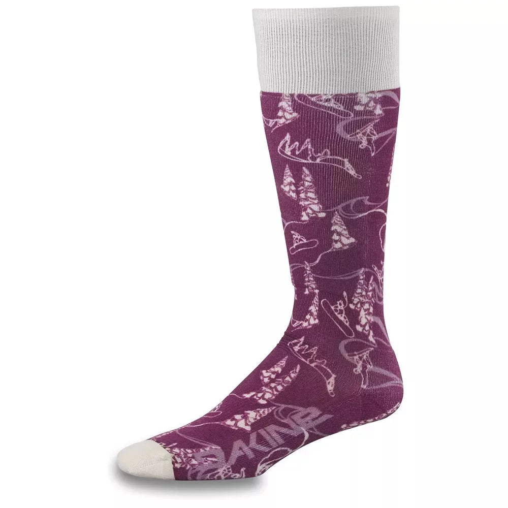 Dakine Women's Freeride Socks Grapevine Snowboard Socks – Image 1
