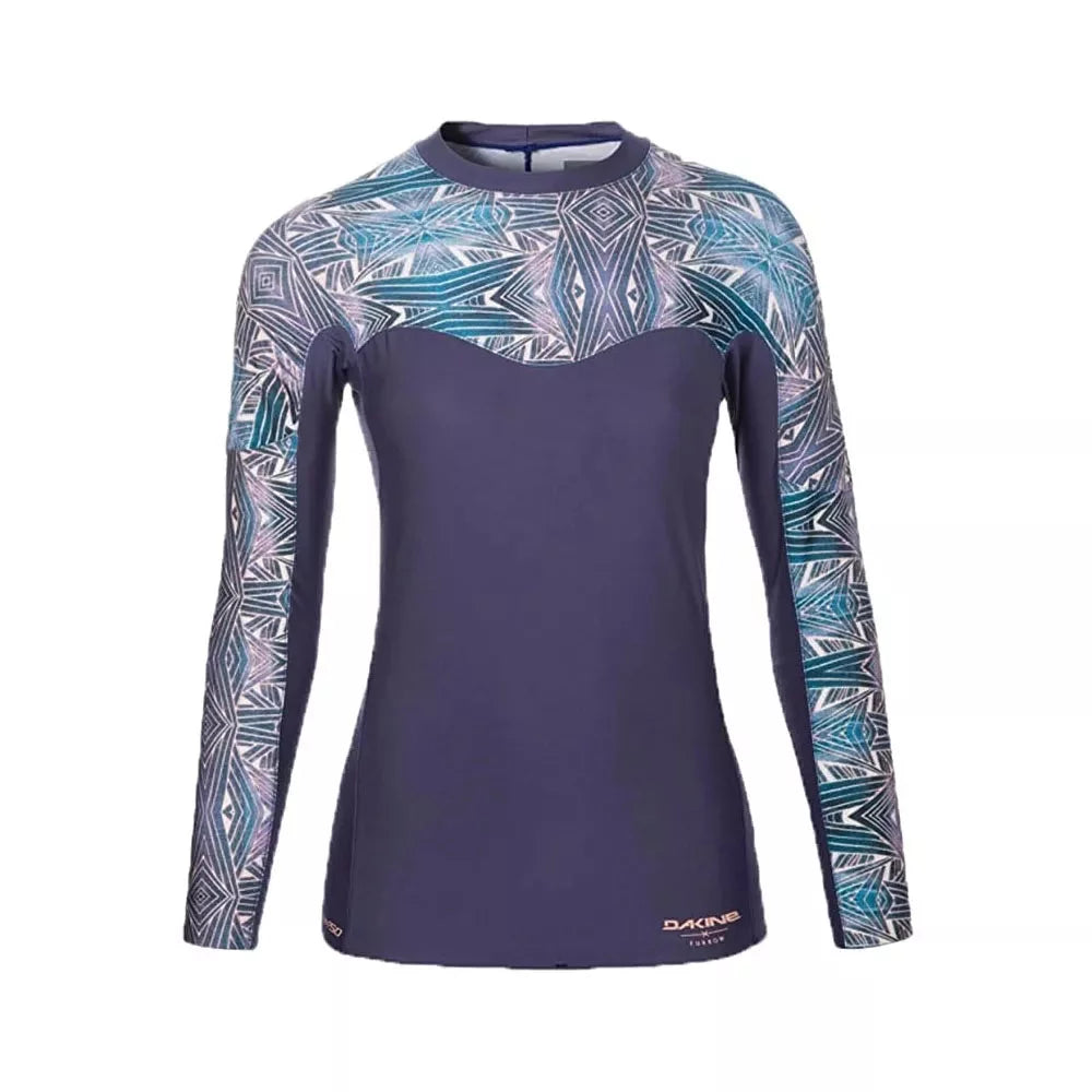 Dakine Women's Persuasive Snug Fit Long Sleeve Top Furrow XS Womens Rashguard – Image 1