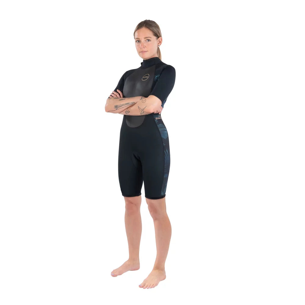 Dakine Womens Quantum Back Zip Shorty 2/2mm Springsuit – Image 1