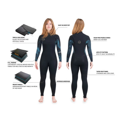 Dakine Womens Quantum Chest Zip 5/4/3 mm Fullsuit – Image 3