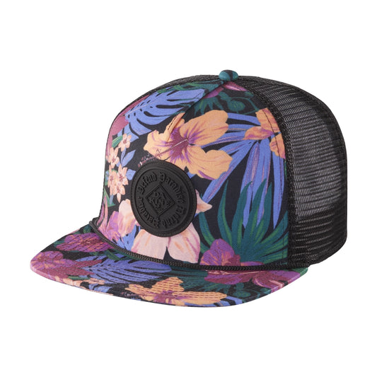 Dakine Classic Paradise Trucker Hat Black Tropidelic