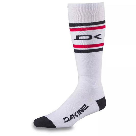 Dakine Men's Freeride Socks White Stripe S/M