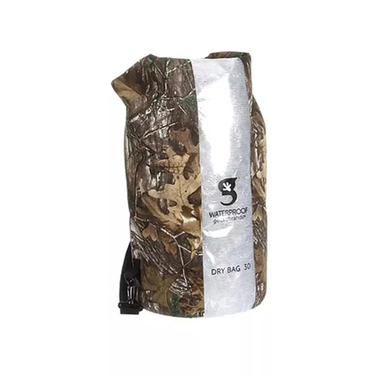 Geckobrands Durable View 30L Dry Bag Realtree Edge Camo