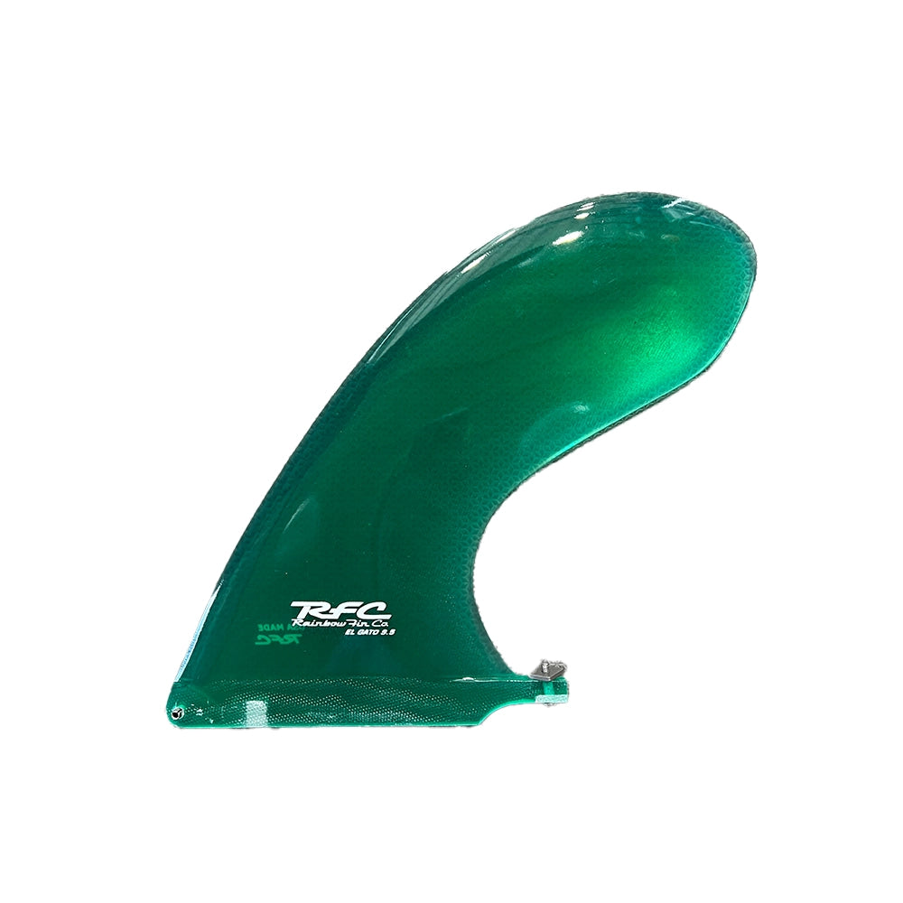 Rainbow El Gato Fiberglass Longboard Fin 9.5 Green