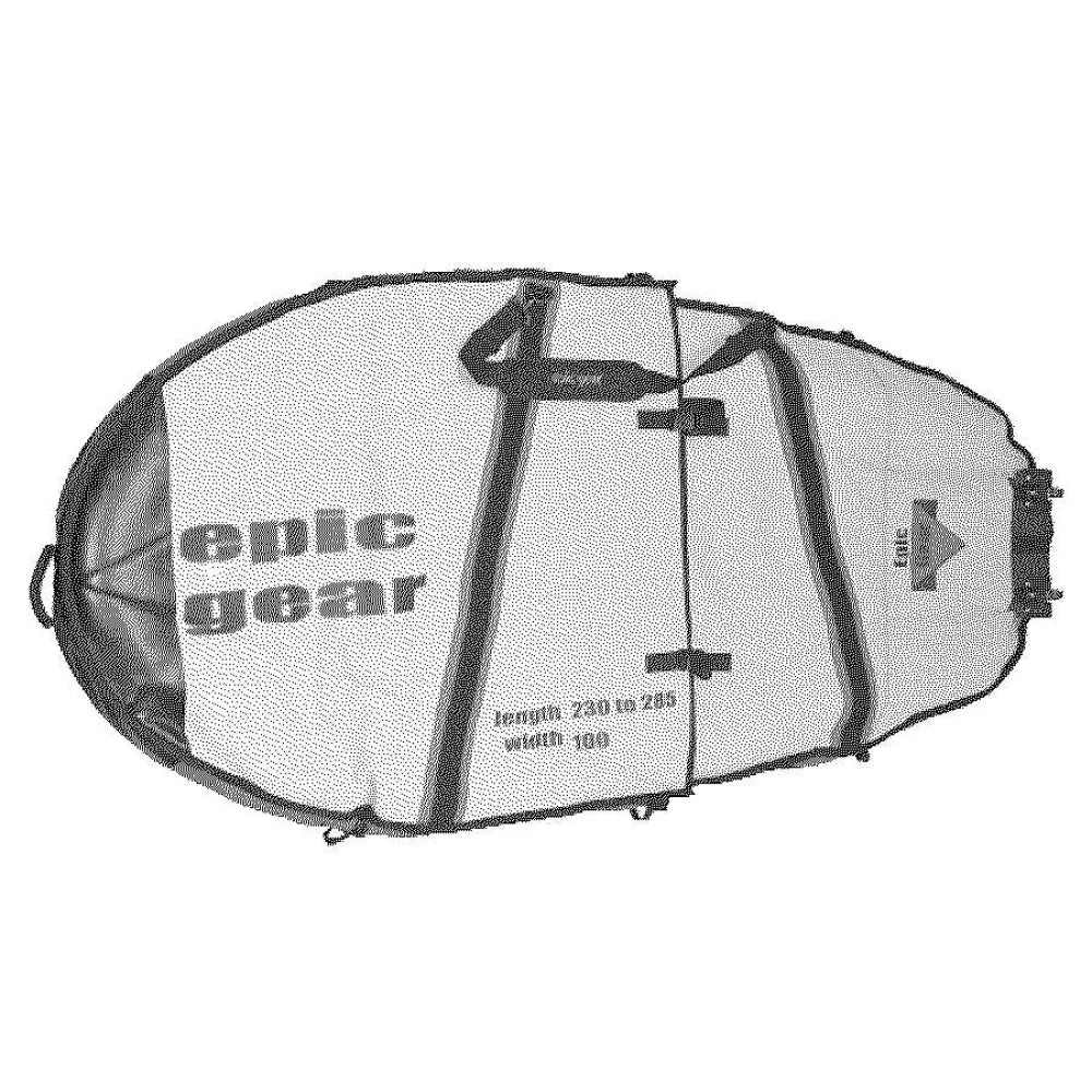 Epic Gear Adjustable Deluxe Wall 7'6"-8'10" x 1'9" (230-270 x 55 cm) Board Bag – Image 1