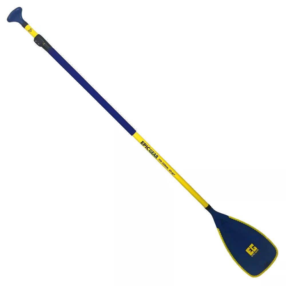 Epic Gear EDGE Adjustable Aluminum SUP Paddle Blue – Image 1