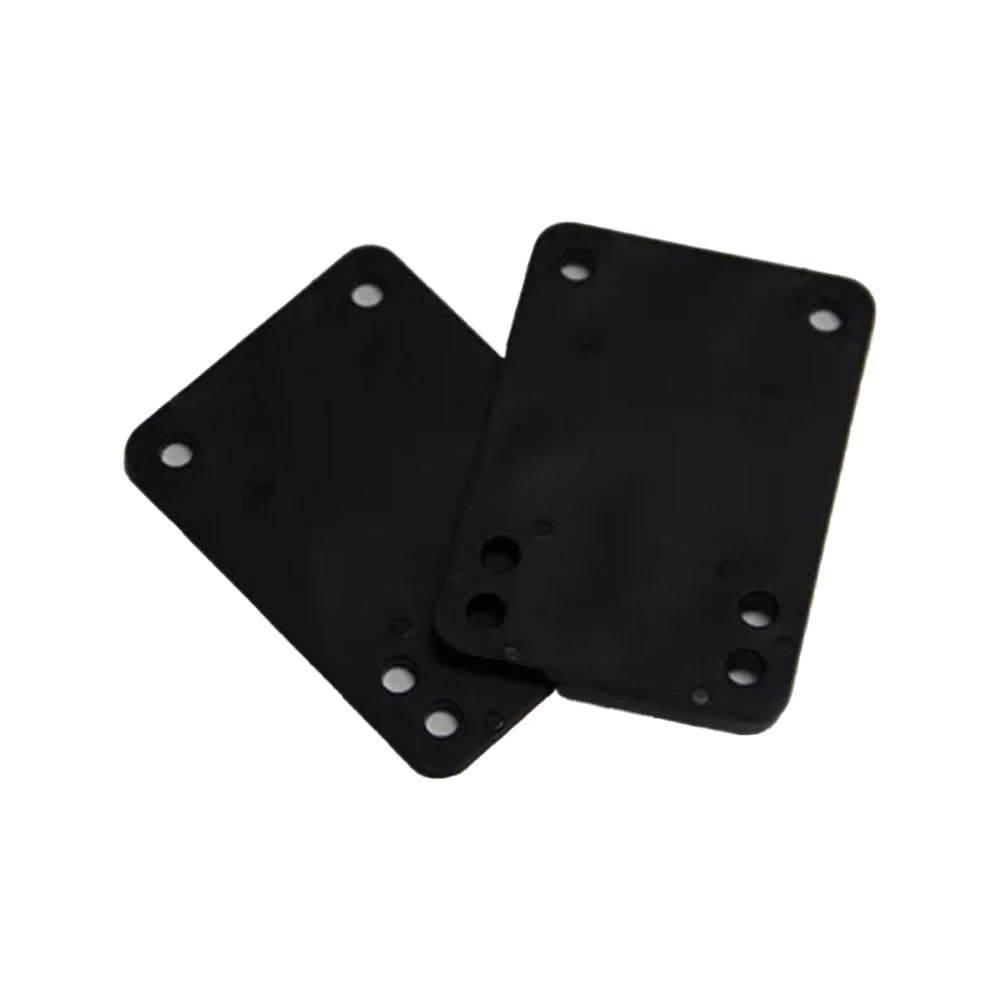 Essentials 1/8" Shock Pads Pair Black Skateboard Accessory – Image 1