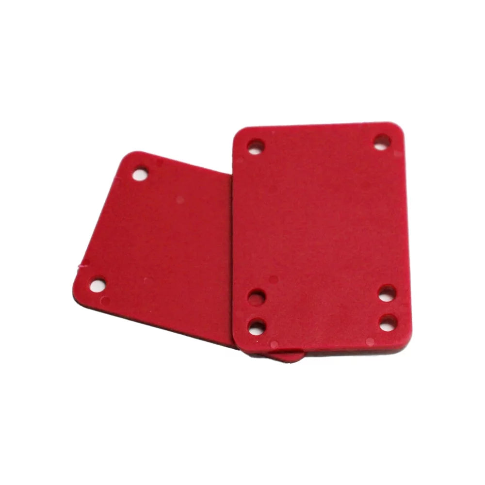 Essentials 1/8" Shock Pads Pair Red Skateboard Accessory – Image 1