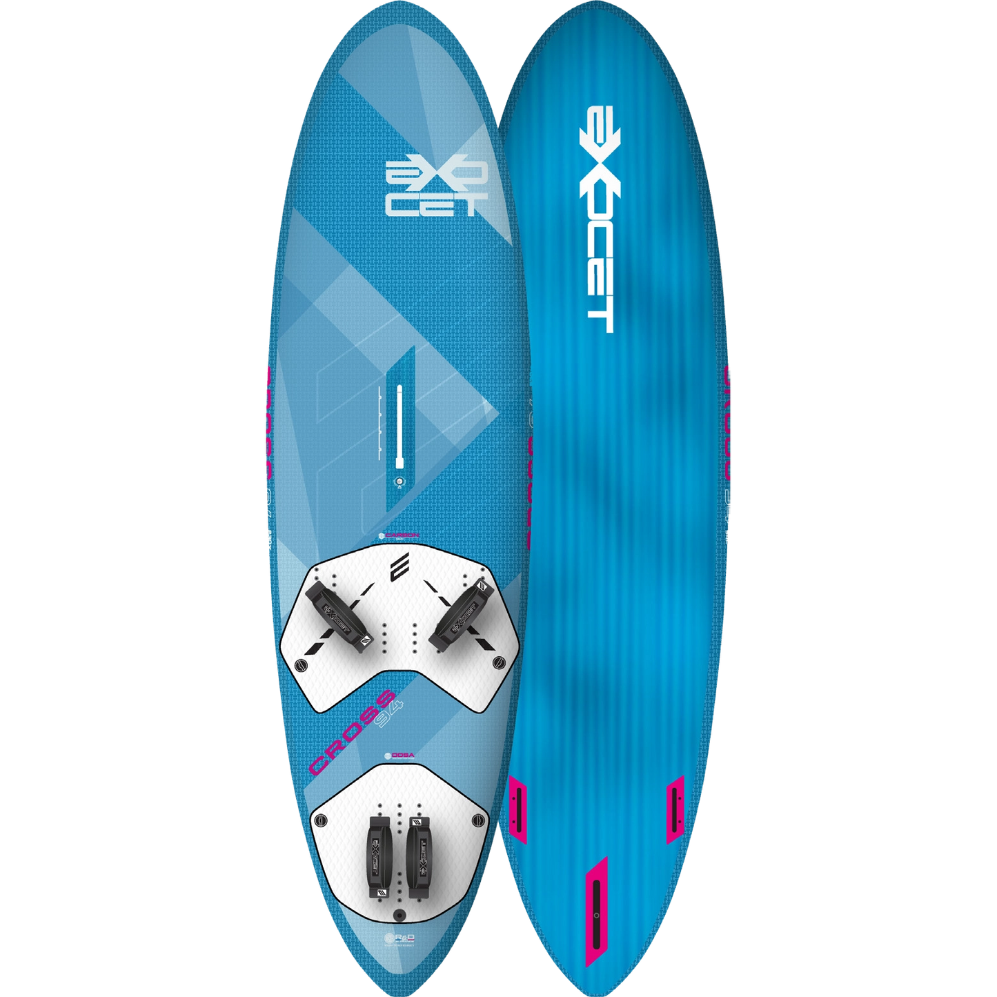 Exocet Cross Freewave Bump & Jump Windsurf Board 104 Carbon