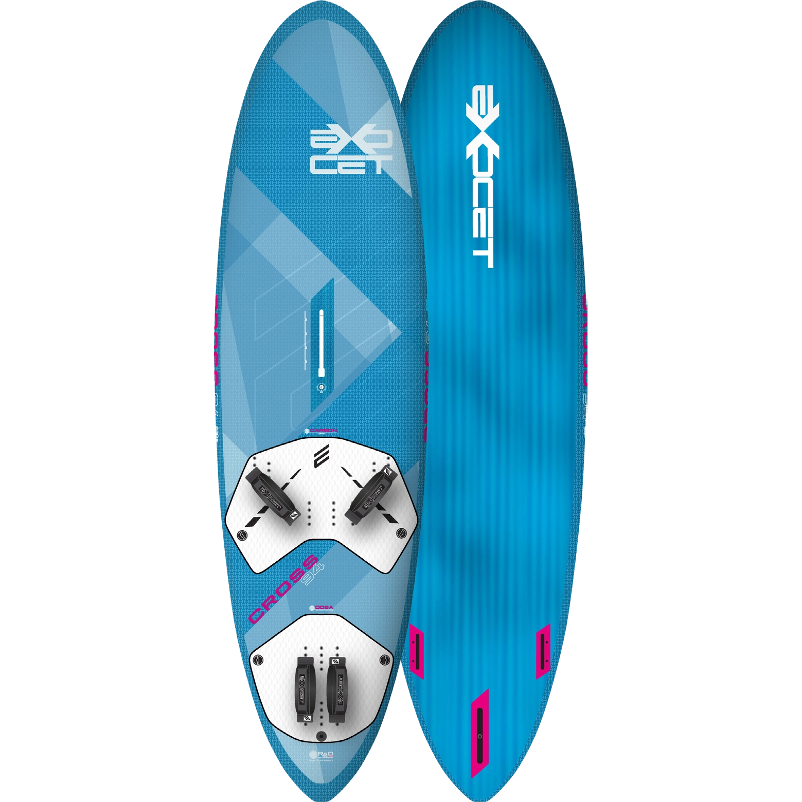 Exocet Cross Freewave Bump & Jump Windsurf Board 104 Carbon