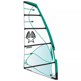 Ezzy Cross Freeride Sail Aqua/White Windsurfing Sail – Image 1