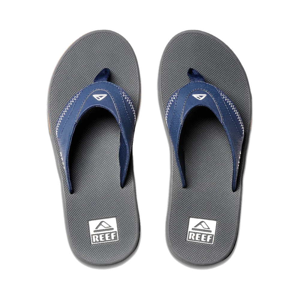 Reef Men's Fanning Bottle Opener Flip Flops Navy/Shadow 12