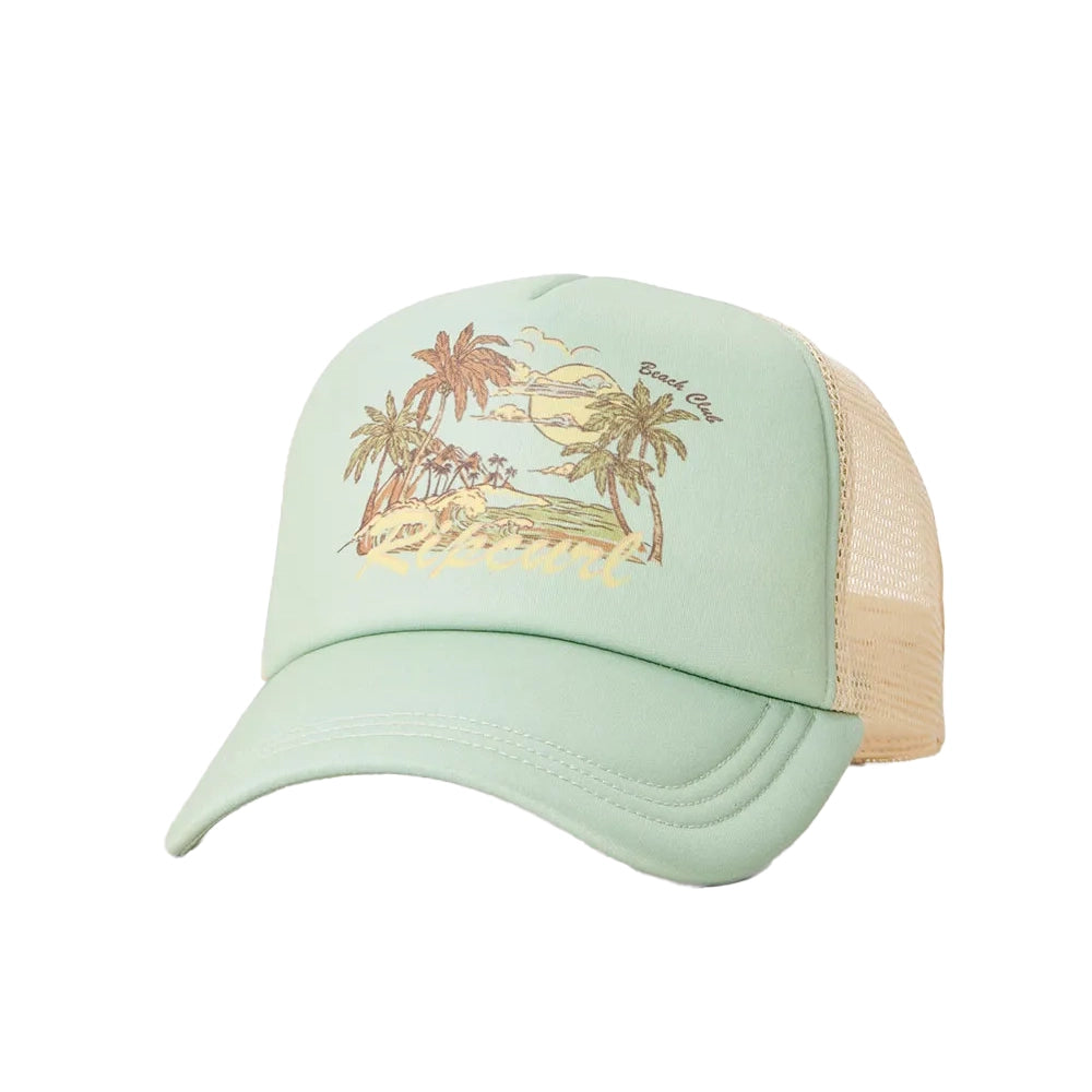 RipCurl Feelin Fine Trucker Hat Mid Green