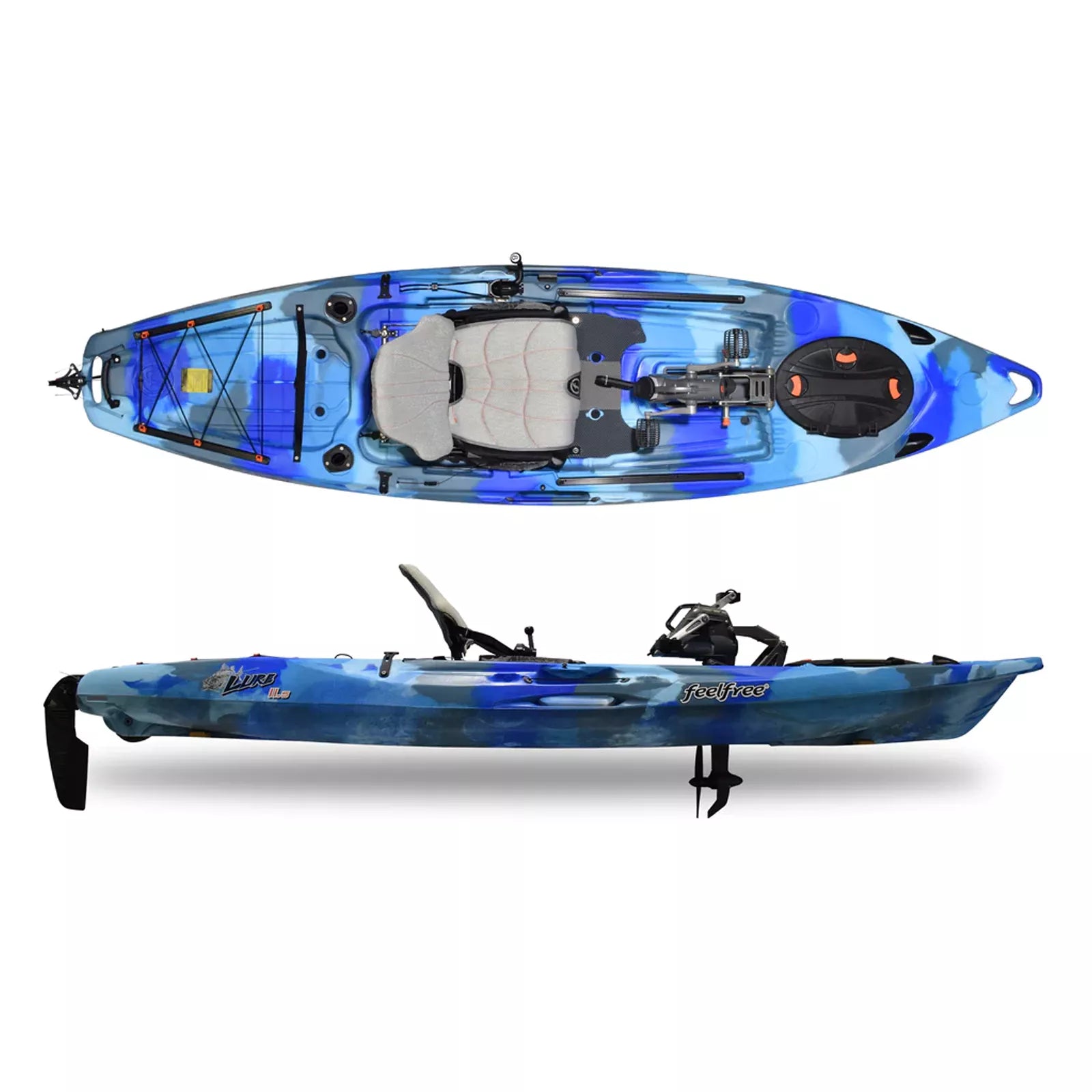 Feelfree Kayaks Lure 11.5 V2 Overdrive Kayak Ocean Camo