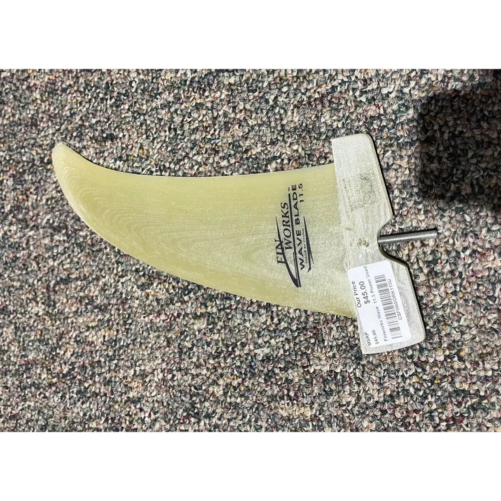 Fin Works Finworks Wave 11.5 Power Used Windsurfing Fin Powerbox ...