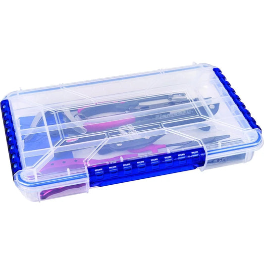 Flambeau Outdoors Waterproof Tuff Tainer - Fishing Lure, Tackle, and Gear Storage Box, Ultimate Tuff Tainer Tackle Box Includes Zerust Anti-Rust Tab - WP5000 Series 14" Open Core – Image 1