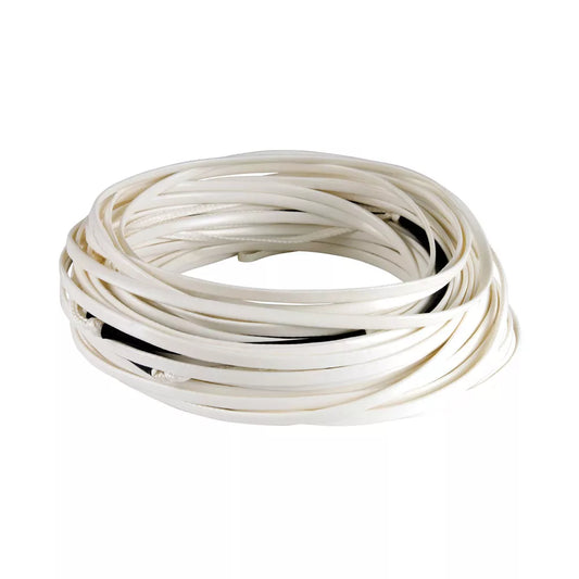 Straight Line Flat Line Rope White