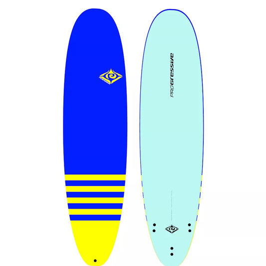 Progressive Boards Soft Top Funshape Surfboard 7'6