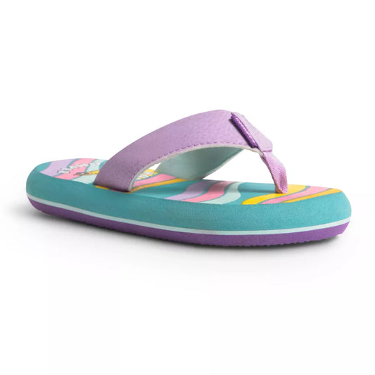 2021 Freewaters Supreem Flip Kids Sandals Purple