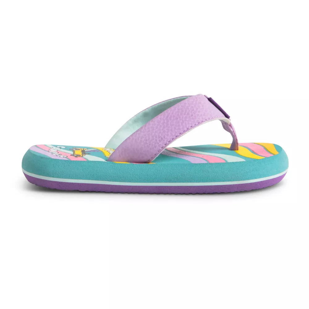 2021 Freewaters Supreem Flip Kids Sandals Purple