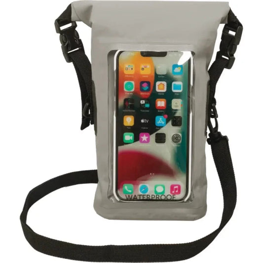 Geckobrands Waterproof Phone Tote Bag - Gray Dry Bag – Image 1
