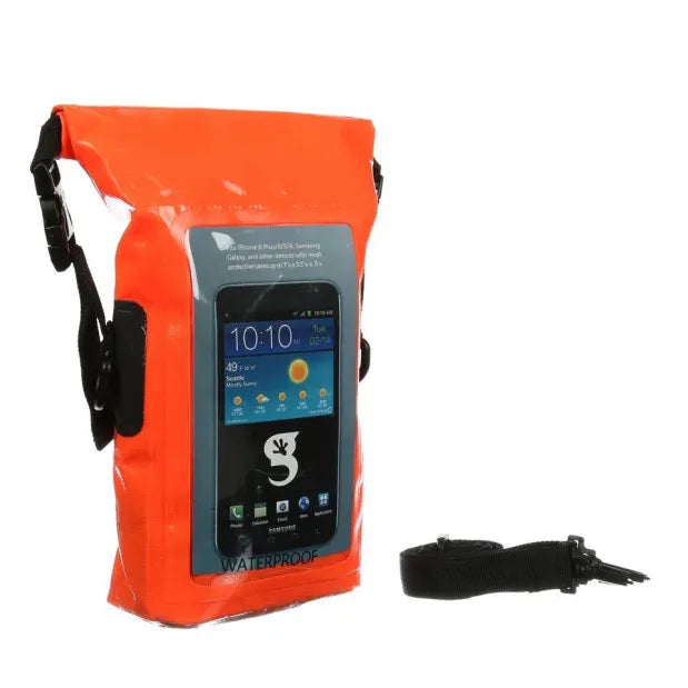 Geckobrands Waterproof Phone Tote Bag - Orange