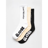 Globe low velocity crew sock 3 pack Mens Socks – Image 1