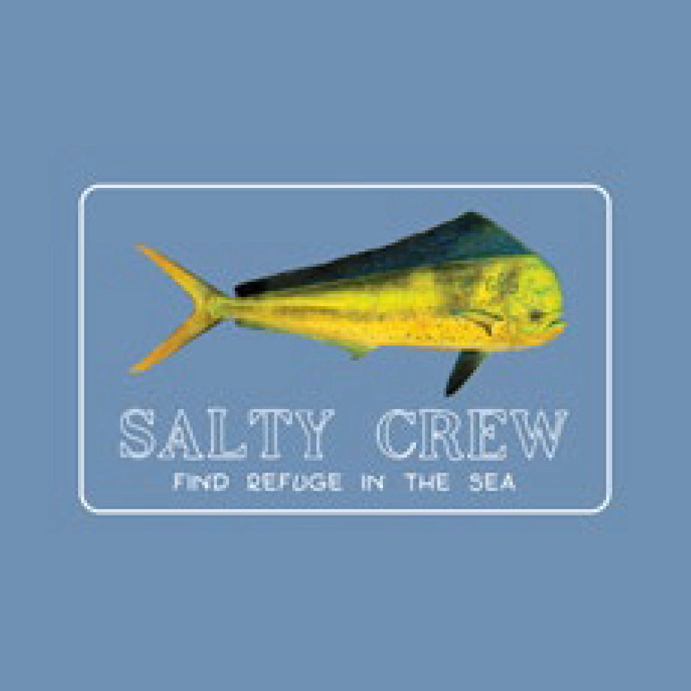 Salty Crew Men's Golden Mahi Premium Short Sleeve Tee Marine Blue Medium