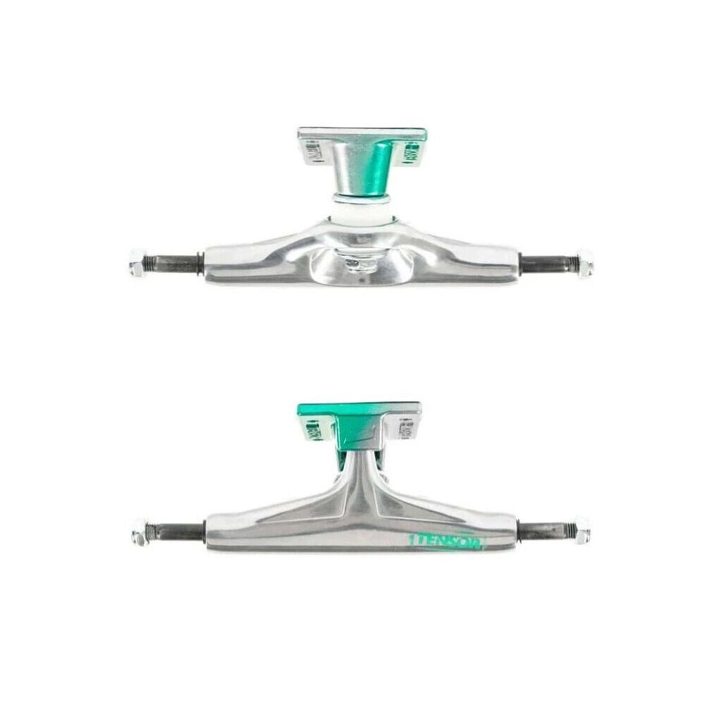 Tensor Regular Aluminum Trucks 5.5 Raw/Green Fade