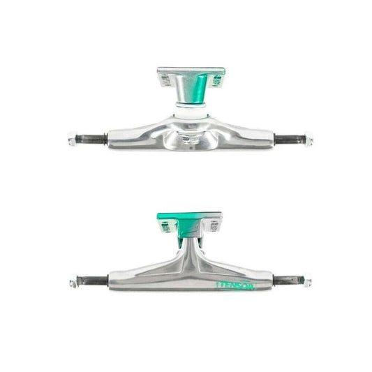 Tensor Regular Aluminum Trucks 5.5 Raw/Green Fade