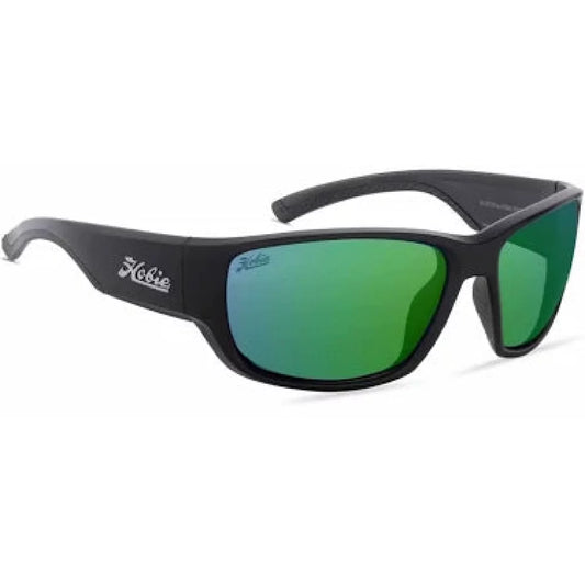 Hobie Bluefin Float Satin Black/Sea Green Mens Sunglasses – Image 1