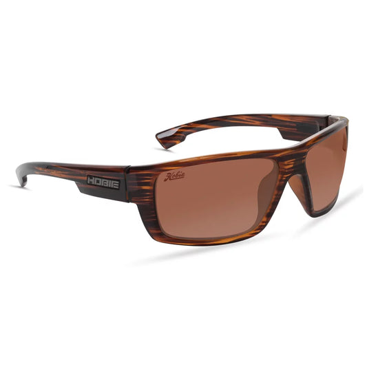 Hobie Eyewear Mojo Float Shiny Brown Wood Grain / Copper Mens Sunglasses – Image 1