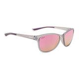 Hobie Eyewear Mya Sunglasses Satin Crystal Grey Pink Mirror Womens Sunglasses – Image 1