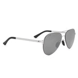 Hobie Pioneer Satin Silver/Grey Mens Sunglasses – Image 1