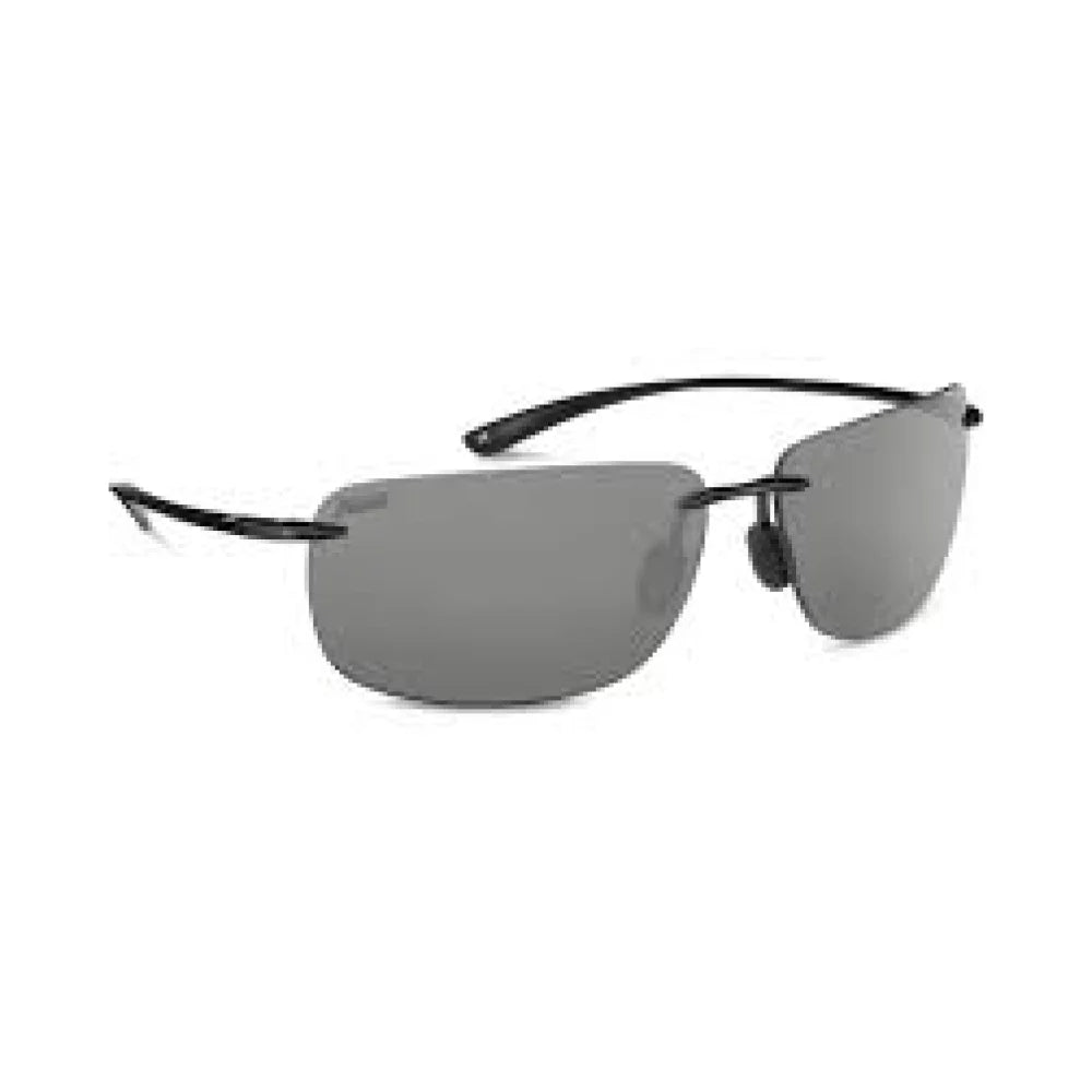 Hobie Rips Shiny Black/Grey Polarized Mens Sunglasses – Image 1