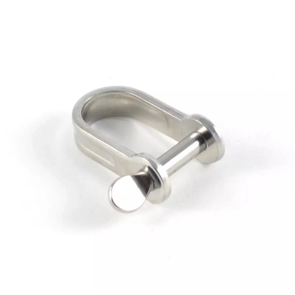 Hobie Threaded Pin D Shackle 3/16" x 5/8" x 1" Sailboat Part – Image 1