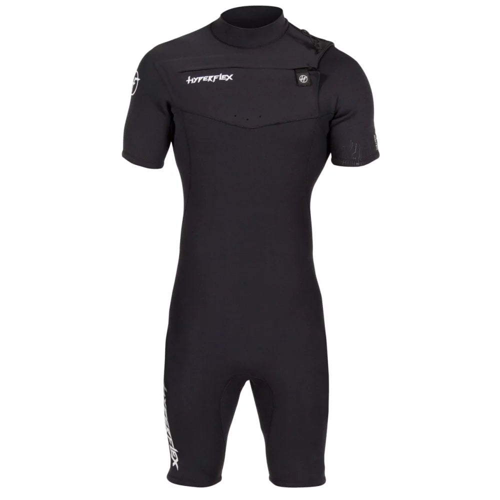 Hyperflex Men’s Vyrl Front Zip Short Sleeve Spring Suit Springsuit – Image 1