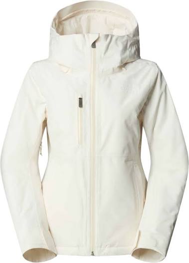 Womens Descendit Jacket White Dune L