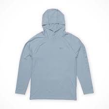 Apex Perforated Sunshirt Mineral Blue