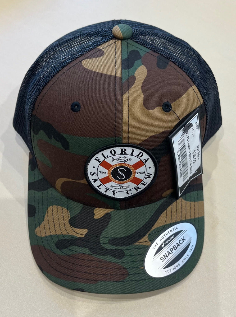 SALTY CREW FL Legends Retro Trkr Camo